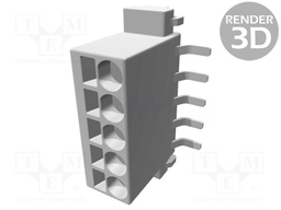Connector: wire-board; female; PIN: 5; 2.54mm; Series: har-flexicon