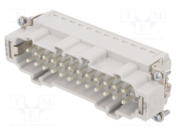 Connector: rectangular; male; EPIC H-BE; PIN: 24; 24+PE; 16A; 500V