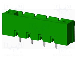 Connector: pluggable terminal block; socket; male; straight; THT