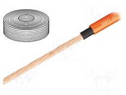 Wire: motor; chainflex® CF885; 1x10mm2; PVC; orange; stranded; Cu