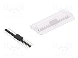 Connector: pin strips; pin header; male; PIN: 18; 2mm; SMT; 1x18
