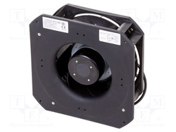 Fan: EC; radial; 230VAC; 225x225x85mm; 972m3/h; ball; 4200rpm; IP54