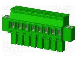 Connector: pluggable terminal block; plug; female; angled 90°
