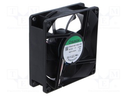 Fan: DC; axial; 12VDC; 80x80x25mm; 97m3/h; 44dBA; ball bearing