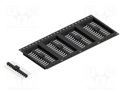 Connector: pin strips; pin header; male; PIN: 12; 2.54mm; SMT; 1x12