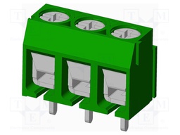 Connector: PCB terminal block; terminal; Plating: tinned; on PCBs