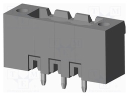 Connector: pluggable terminal block; socket; male; on PCBs