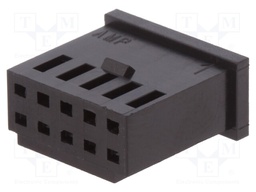 Plug; wire-board; female; AMPMODU MOD II; 2.54mm; PIN: 10; straight