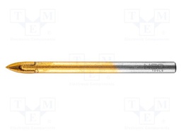 Drill bit; Ø: 6mm; L: 64mm; cemented carbide; universal
