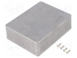 Enclosure: multipurpose; X: 94mm; Y: 119mm; Z: 37mm; 1590; aluminium
