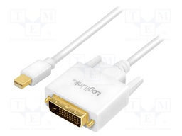 Cable; DisplayPort 1.2; 1.8m; white