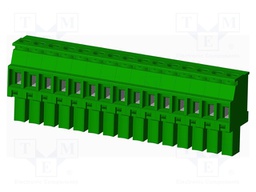 Connector: pluggable terminal block; plug; female; angled 90°