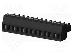 Connector: pluggable terminal block; plug; female; straight; 300V