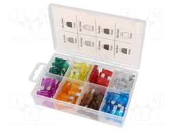 Kit contents: fuses; fuse; 19mm; 32V; No.of val: 8; 96pcs.