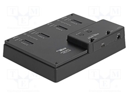 Docking station; USB 3.2 Gen 2; plastic; black