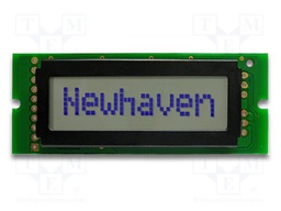 Display: LCD; STN Positive; 8x1; grey; 69x27mm; 3.3V