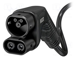 EMobility: cable; 3x2x0.75mm2,3x16mm2; 1kVDC; 80kW; IP54; 7m; 80A