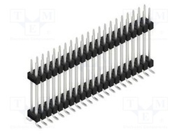 Connector: pin strips; pin header; male; PIN: 42; 2.54mm; SMT; 2x21
