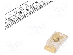 LED; SMD; 0603; yellow; 280÷450mcd; 1.6x0.8x0.95mm; 60°; 2÷2.5V