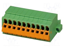 PCB connector, nominal cross section: 1.5 mm?, color: green,