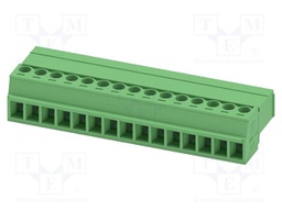 PCB connector, nominal cross section: 1.5 mm?, color: green,