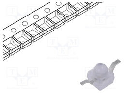 LED; SMD; Gull wing; red; 5600÷11000(typ)-22400mcd; 11°; 1.9÷2.7V