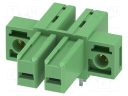 PCB headers, nominal cross section: 6 mm?, color: green, nom