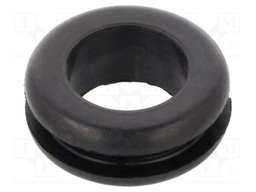 Grommet; black; UL94HB; TPR
