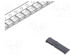 Connector: PCI Express mini; horizontal; SMT; gold-plated; PIN: 52