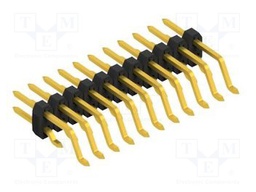 Connector: pin strips; pin header; male; PIN: 22; 2mm; SMT; 2x11
