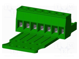 Connector: pluggable terminal block; plug; female; straight; 5mm