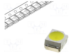 LED; SMD; 3528,PLCC2; white cold; 2100÷3000mcd; 120°; 20mA