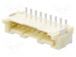 Socket; wire-board; male; PA; 2mm; PIN: 9; SMT; 250V; 3A; -25÷85°C