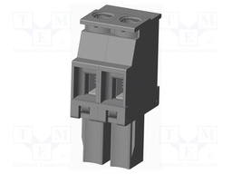 Connector: pluggable terminal block; plug; female; angled 90°