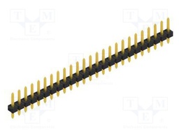 Connector: pin strips; pin header; male; PIN: 25; 2.54mm; THT; 1x25