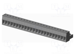 Connector: pluggable terminal block; plug; female; straight; grey