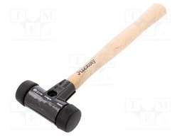 Hammer; 548g; universal; Handle mat: wood (hikory); Size: 30mm