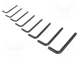 Key set; Torx®; TX09,TX10,TX15,TX20,TX25,TX27,TX30,TX40; Pcs: 8
