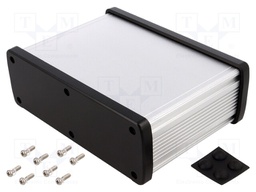 Enclosure: multipurpose; X: 177.6mm; Y: 129mm; Z: 61.1mm; aluminium