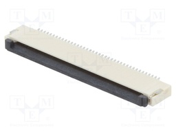 Connector: FFC (FPC); horizontal; PIN: 40; ZIF; SMT; tinned; 30mΩ
