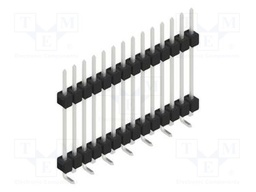 Connector: pin strips; pin header; male; PIN: 14; 2.54mm; SMT; 1x14