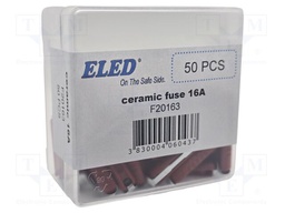 Fuse: fuse; 16A; 32VDC; ceramic,automotive; 6x25mm