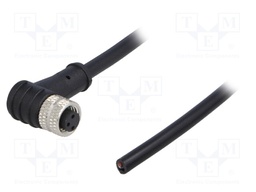 Connector: M8; female; PIN: 3; angled 90°; plug; 3A; 60V; IP65/IP67