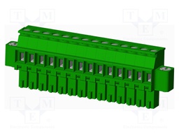 Connector: pluggable terminal block; plug; female; angled 90°