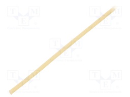 Insulating tube; natural; -20÷155°C; Øint: 1mm; L: 200m