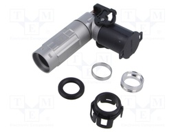 Connector: DC supply; male; angled; for cable; -40÷125°C; PowerLok