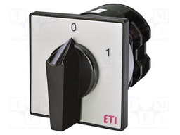 Switch: cam switch; Stabl.pos: 2; 100A; 0-1; for building in; Pos: 2