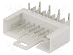 Socket; IDC; male; PIN: 8; angled 90°; THT; tinned; 2.54mm