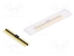 Connector: pin strips; pin header; male; PIN: 64; 2mm; SMT; 2x32