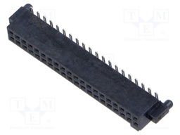 Connector: PCB to PCB; female; PIN: 40; 1.27mm; SFC; gold-plated